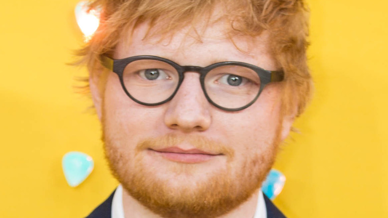 Ed Sheeran on the red carpet