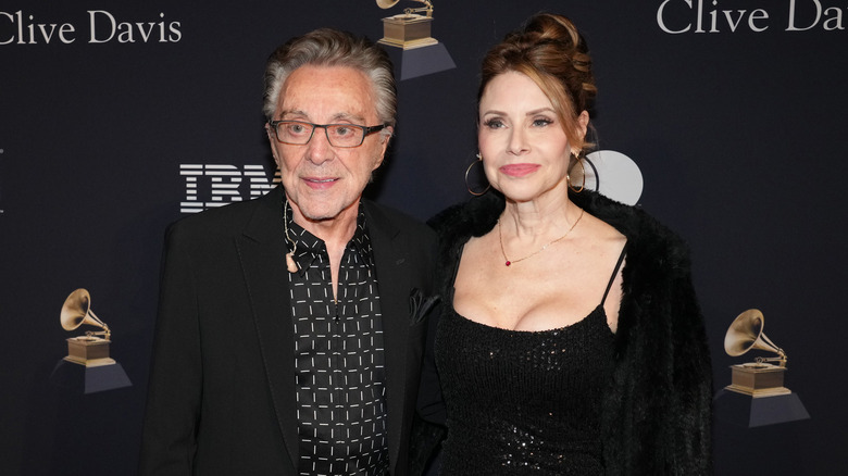 Frankie Valli and Jackie Jacobs attend a Grammys event