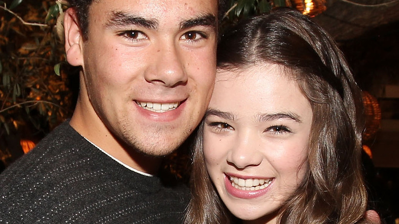 Griffin and Hailee Steinfeld smile for a photo