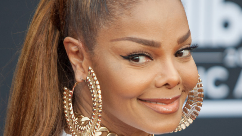 Janet Jackson smiling