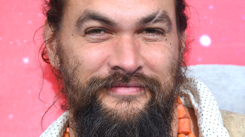 Jason Momoa smiling