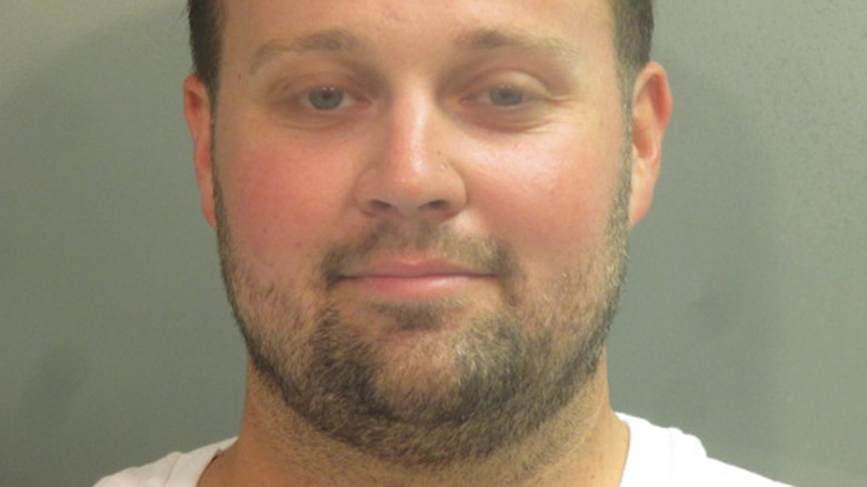 Josh Duggar's booking photo after his arrest April 29, 2021