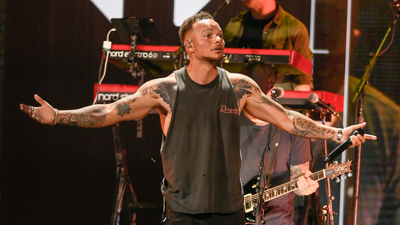 Kane Brown performing