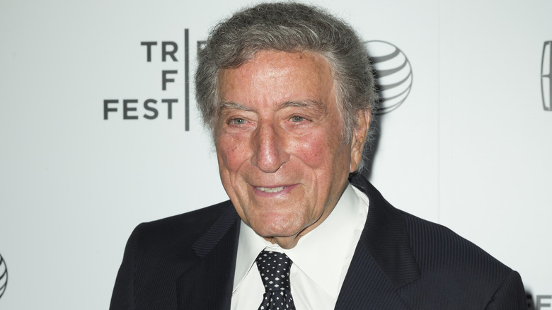 Tony Bennett on the red carpet