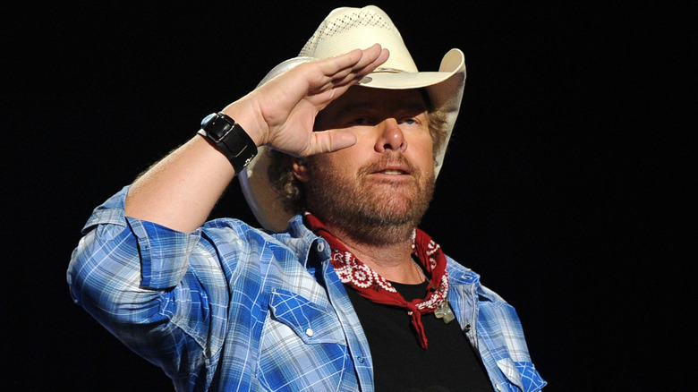 Toby Keith salute