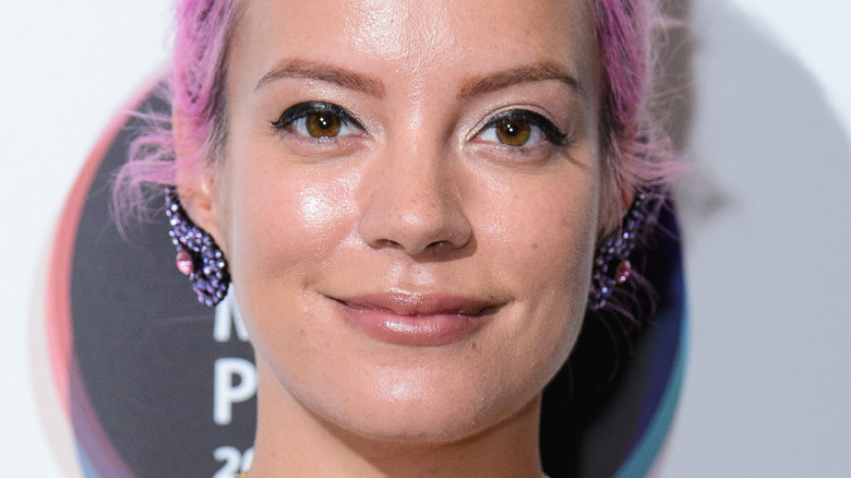 Lily Allen smiling