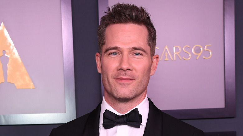 Luke Macfarlane with suit