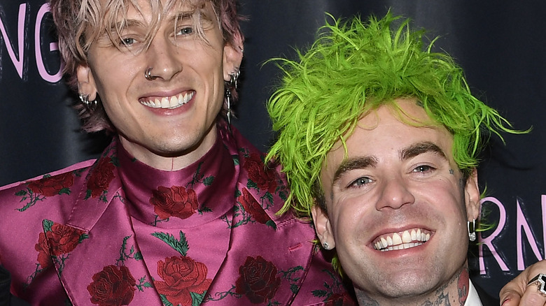 Machine Gun Kelly and Mod Sun pose together