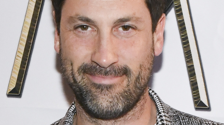 Maks Chmerkovskiy looking into the camera