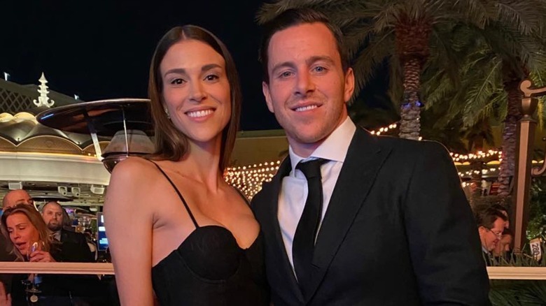 Alexandra Marchessault and Jonathan Marchessault smiling