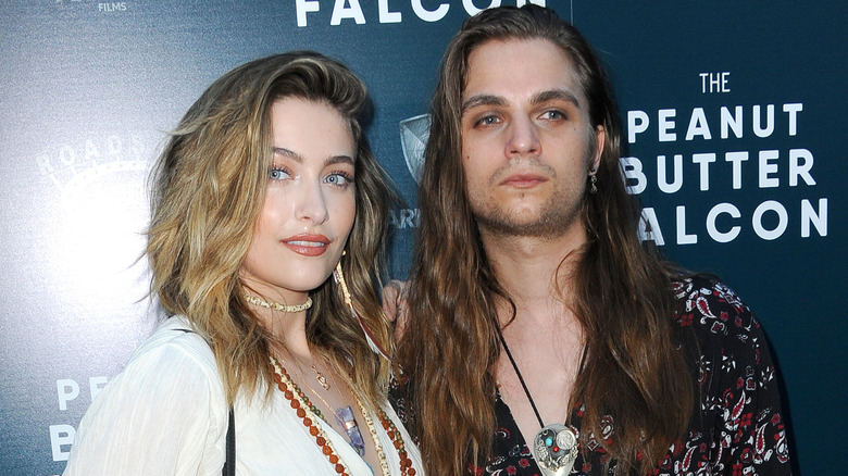 Paris Jackson and Gabriel Glenn on the red carpet