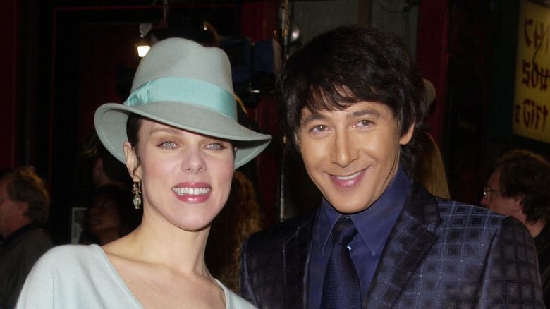Paul Reubens and Debi Mazar
