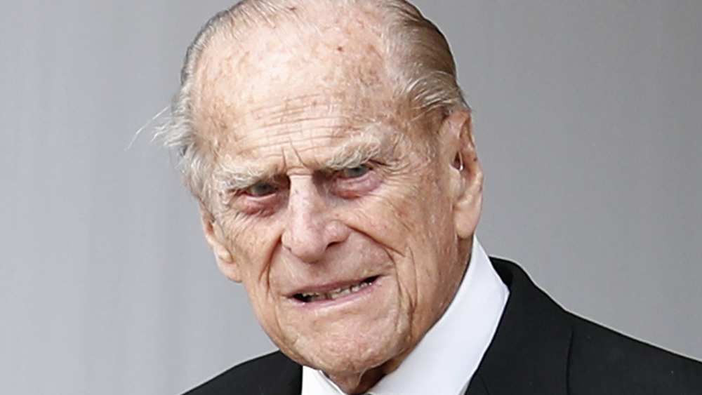 Prince Philip attending Princess Eugenie's wedding