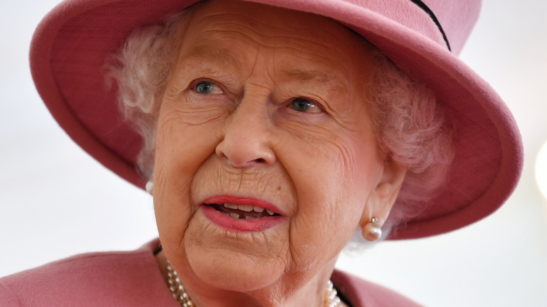 Queen Elizabeth smiling