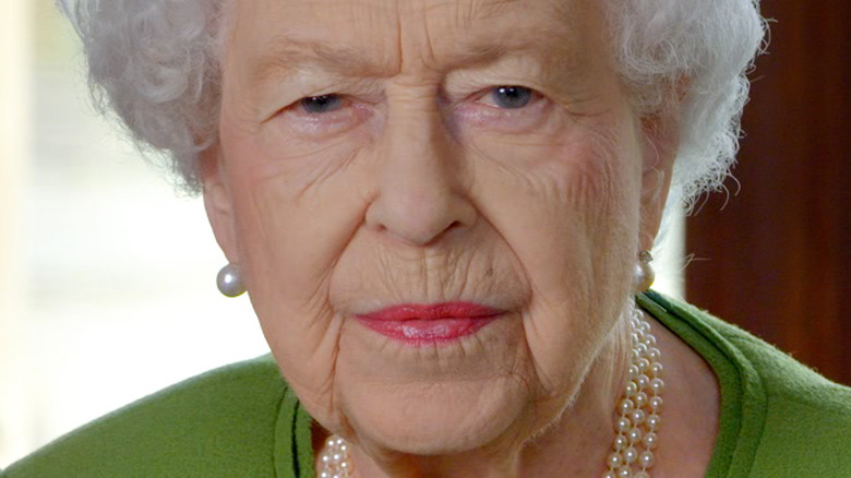 Queen Elizabeth II sits for a photo 