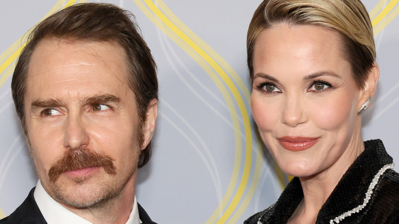 Sam Rockwell and Leslie Bibb red carpet event