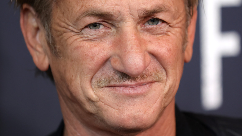 Sean Penn with slight smile