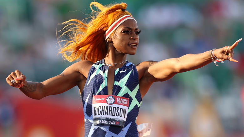 Sha'Carri Richardson racing