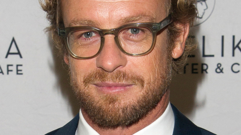 Simon Baker smiling