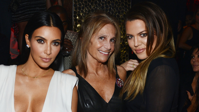 Cici Bussey, Khloe Kardashian, and Kim Kardashian posing