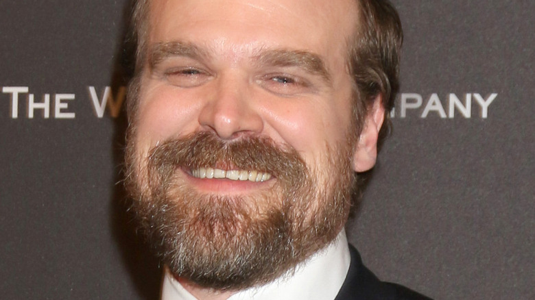 David Harbour smiling