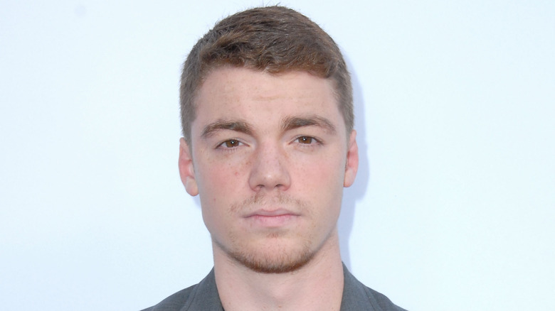 Gabriel Basso with a serious face