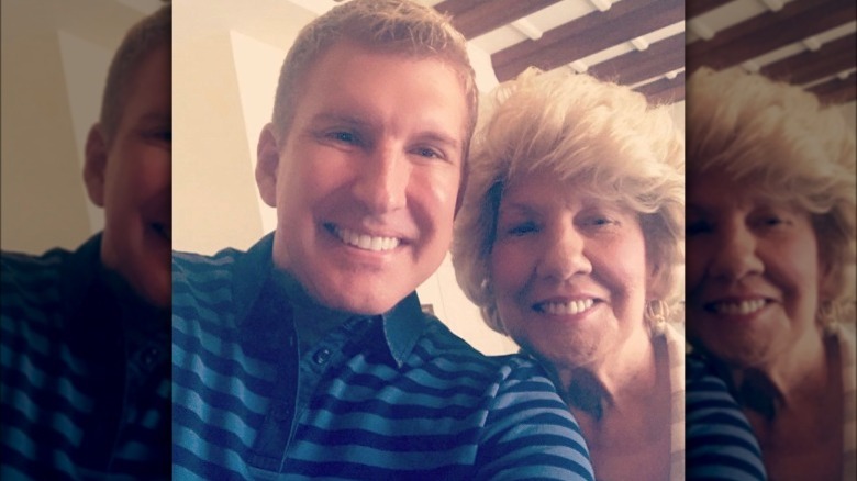 Todd and Faye Chrisley posing for selfie