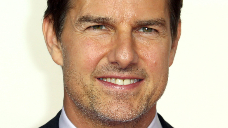 Tom Cruise attends a Mission Impossible premiere 