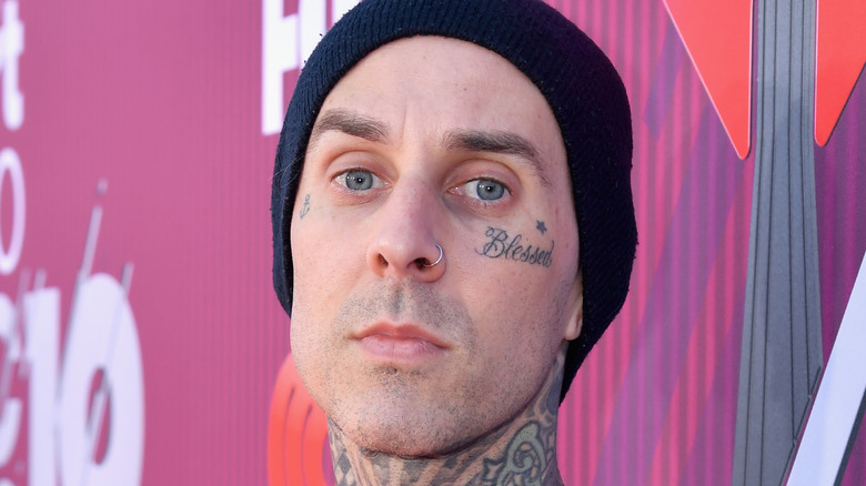 Travis Barker close up 