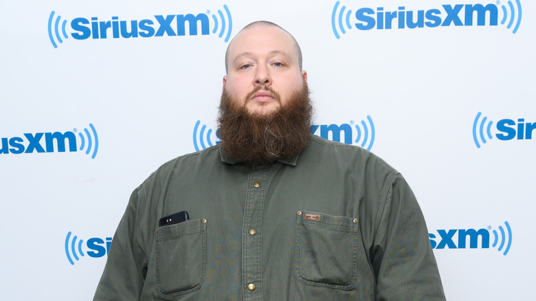 Action Bronson posing for cameras