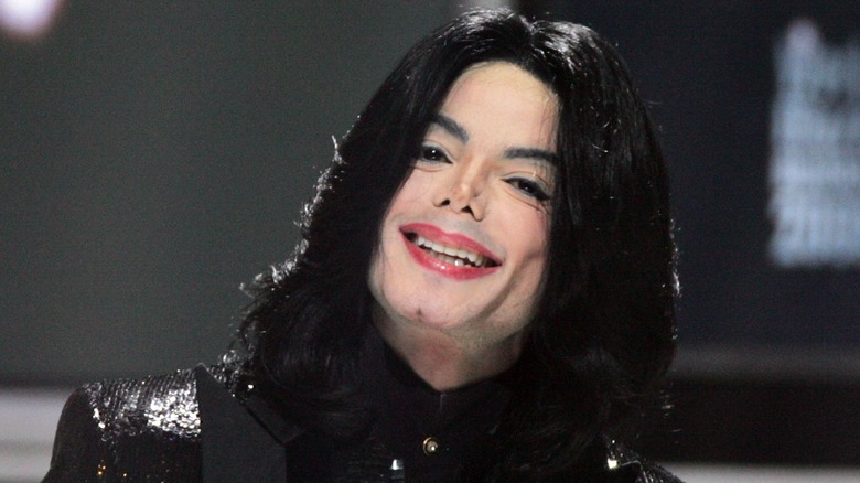 Michael Jackson smiling