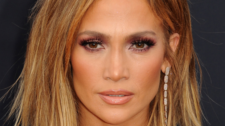 Jennifer Lopez on a red carpet 