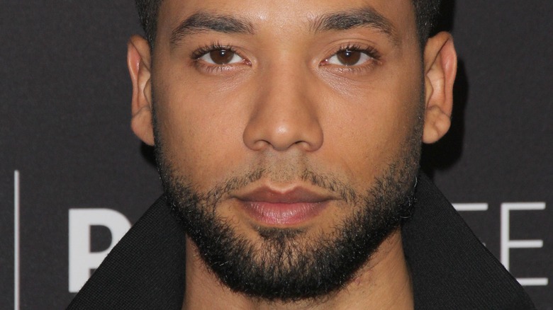 Jussie Smollett posing