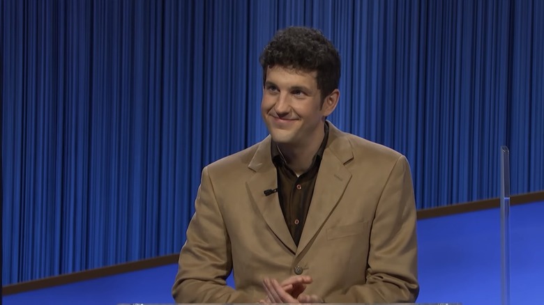 Matt Amodio competing on Jeopardy!