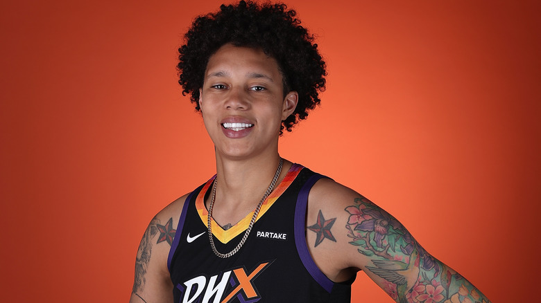 Brittney Griner, smiling