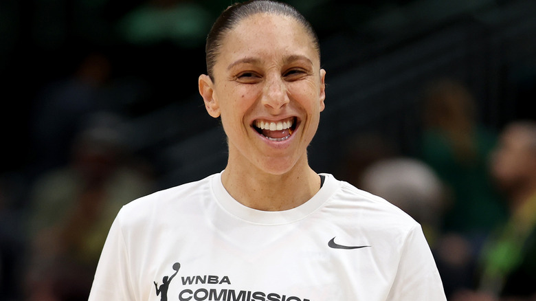 Diana Taurasi, smiling