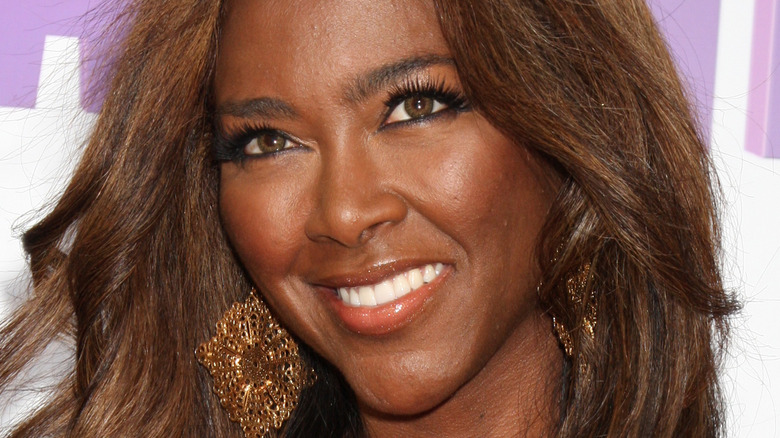 Kenya Moore smiling