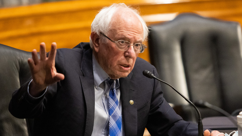 Bernie Sanders speaking