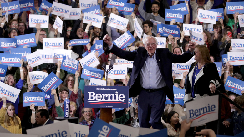 Bernie Sanders and Vermont supporters