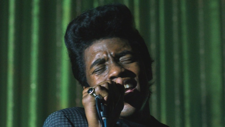 Chadwick Boseman as James Brown in Get On Up