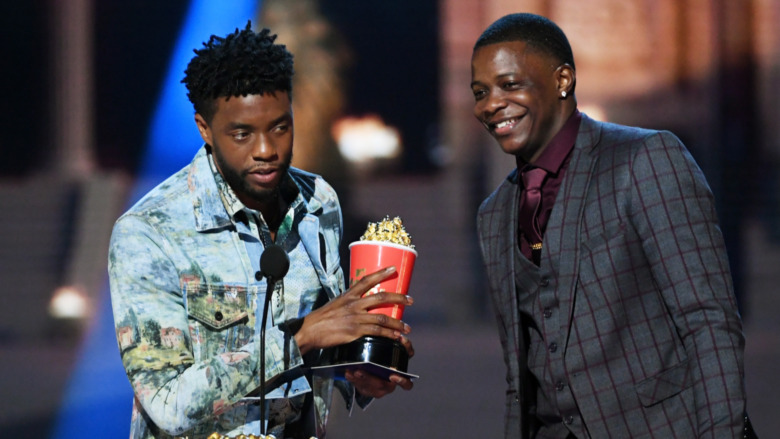 Chadwick Boseman and James Shaw Jr.