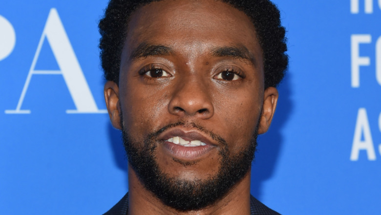 Chadwick Boseman smiling
