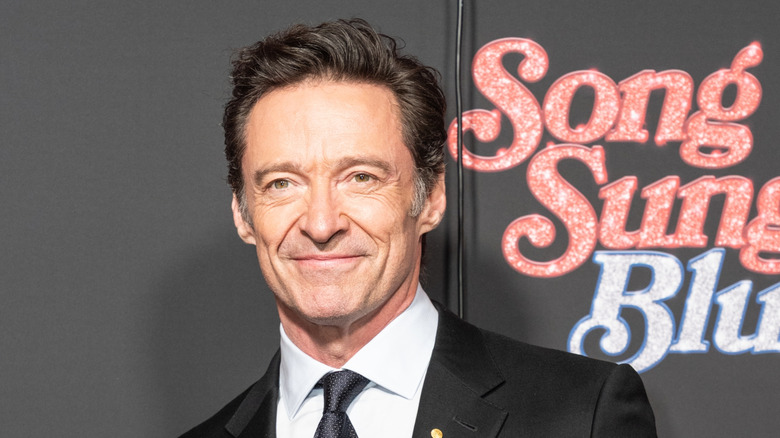 Hugh Jackman at premiere of Song Sung Blue