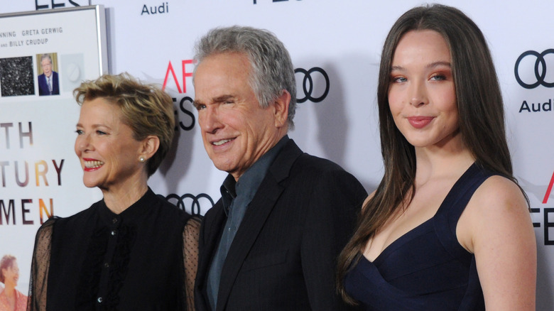 Annette Bening, Warren Beatty, and Ella Beatty at the AFI FEST 2016 Presented By Audi