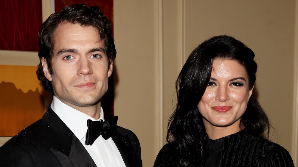 Henry Cavill and Gina Carano