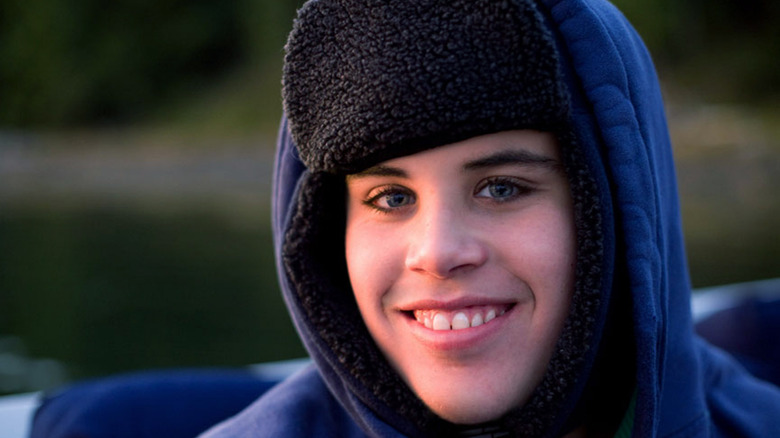 Jett Travolta smiling