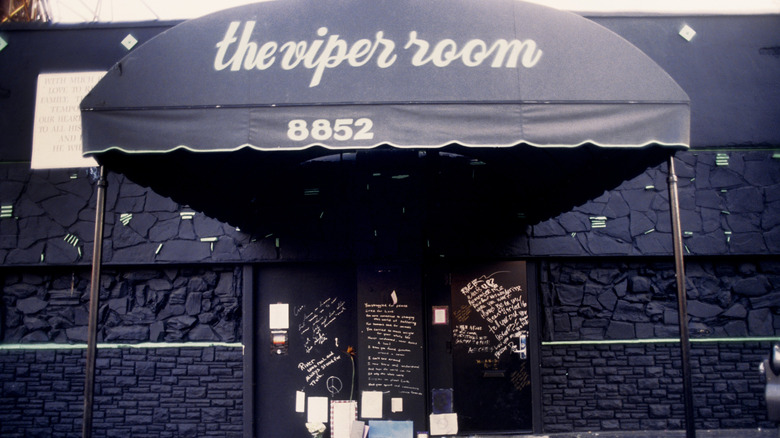 River Phoenix memorial at The Viper Room
