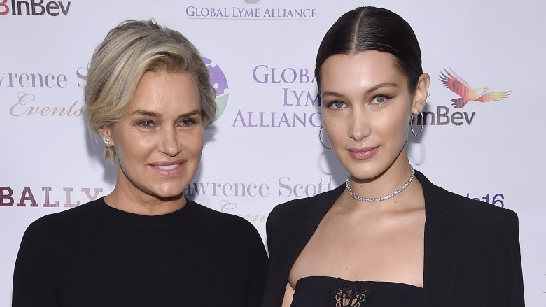 Yolanda and Bella Hadid 