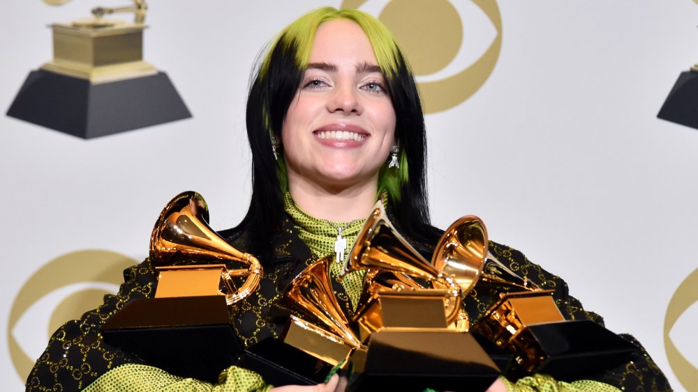 Billie Eilish at the 2020 Grammy Awards