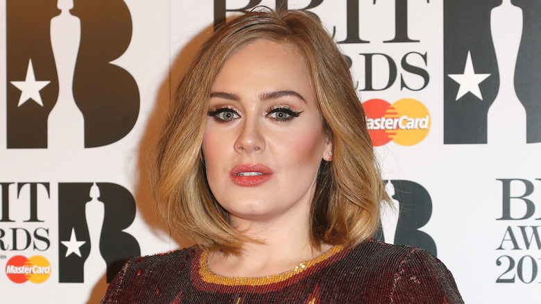 Adele at the BRIT Awards